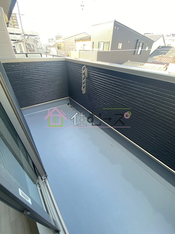 福島区野田5丁目貸家 ベランダ