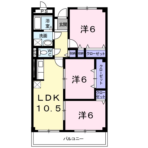 ニューサンライズ 間取り