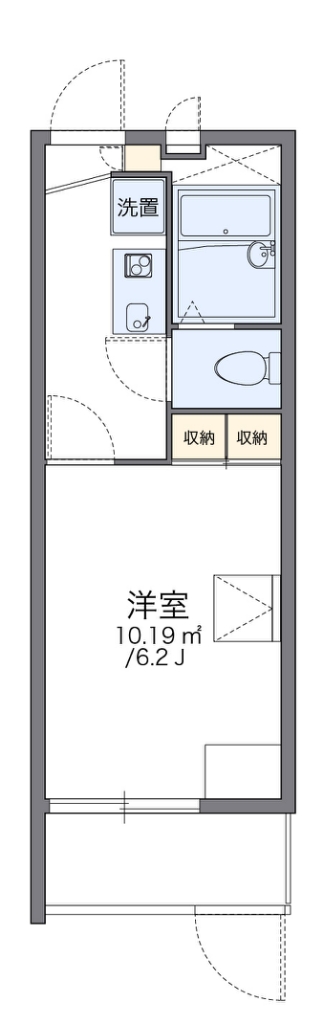 レオパレスアベンタ神武 間取り