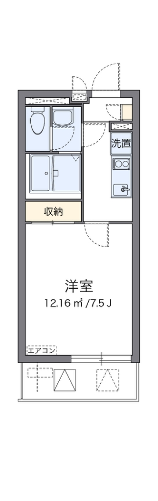 クレイノ清都Ⅲ 間取り