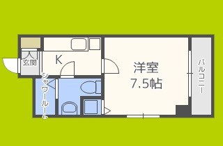 ライオンズマンション上六 間取り