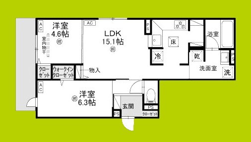 D-residence大島町 間取り