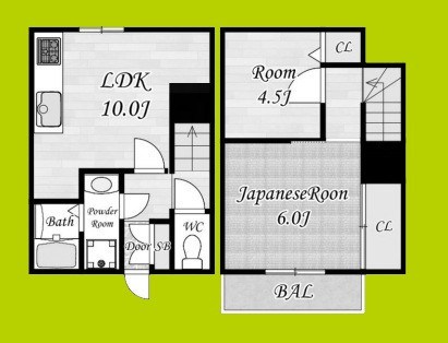 西成区梅南３丁目貸家 間取り