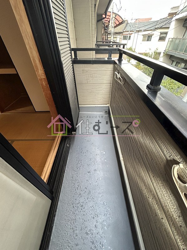西成区梅南３丁目貸家 ベランダ