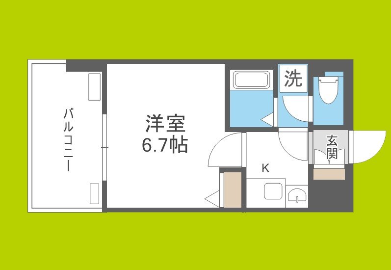 エステムプラザ大阪セントラルシティ 間取り