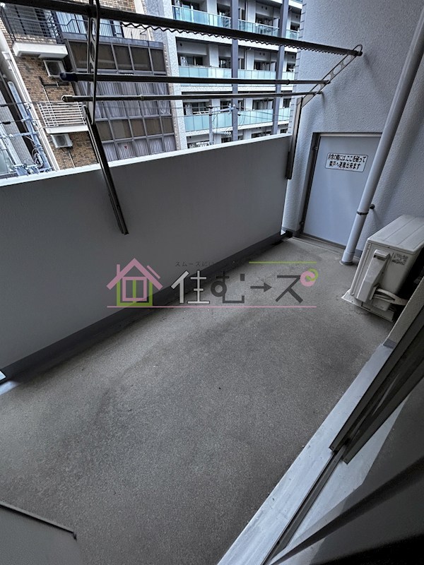 エステムプラザ大阪セントラルシティ ベランダ