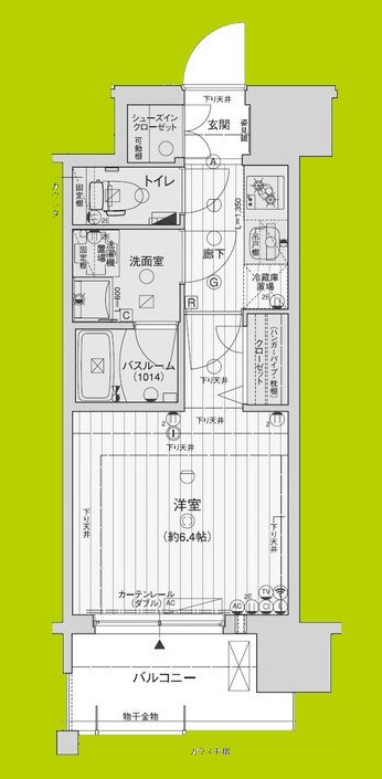 レオンコンフォート九条アルバ 間取り