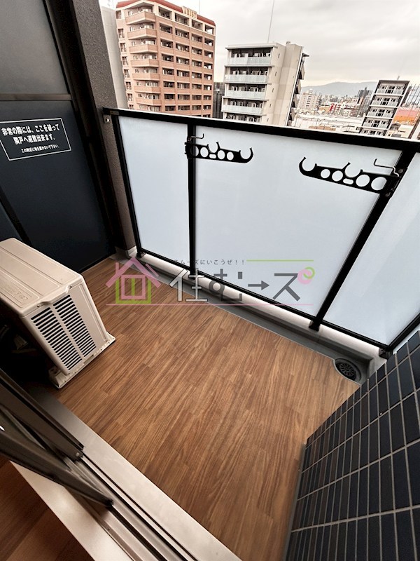 プレサンス上町台筆ヶ崎NORTH ベランダ