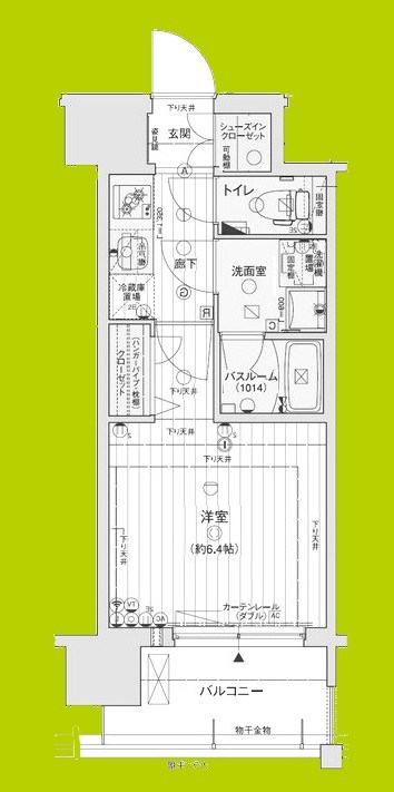 レオンコンフォート九条アルバ 間取り