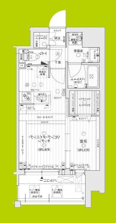 レオンコンフォート九条アルバ 間取り