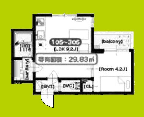 七道ハウス 間取り