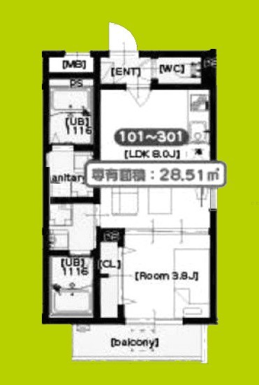 七道ハウス 間取り