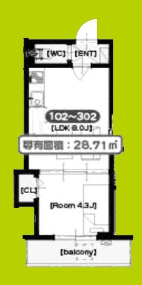 七道ハウス 間取り