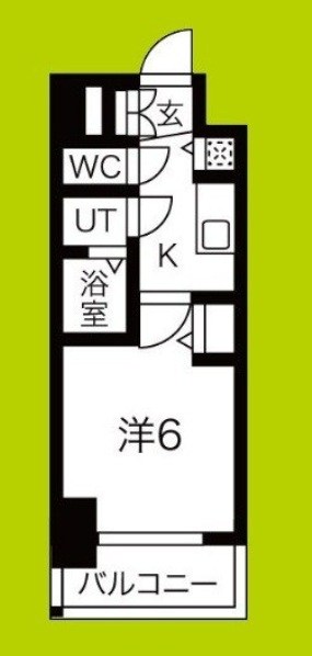 アクアプレイス天王寺Ⅱ 間取り