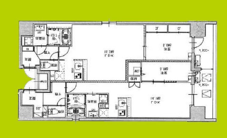 Park Lane Kujo 間取り図