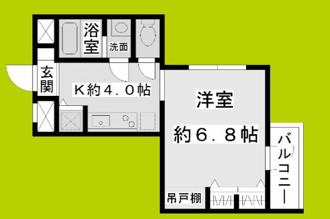 UNITY　TAMADE 間取り