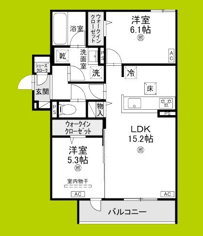D-residence大島町 間取り