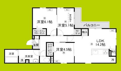 クラシスト南塚口 間取り
