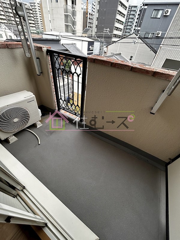 朝陽館 ベランダ