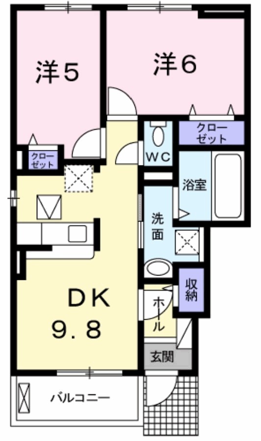 モデルノ　カーサ 間取り