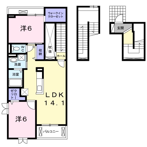 ビラ・アリエッタ 間取り