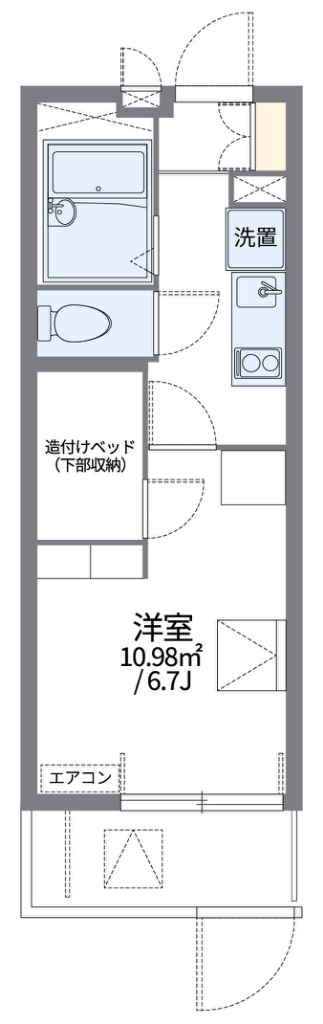 レオパレスホーマルハウト 間取り