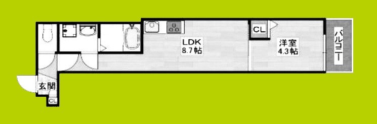 仮)東羽衣3丁目アパート 間取り