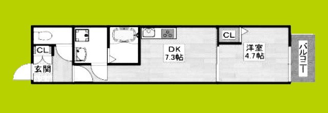 仮)東羽衣3丁目アパート 間取り