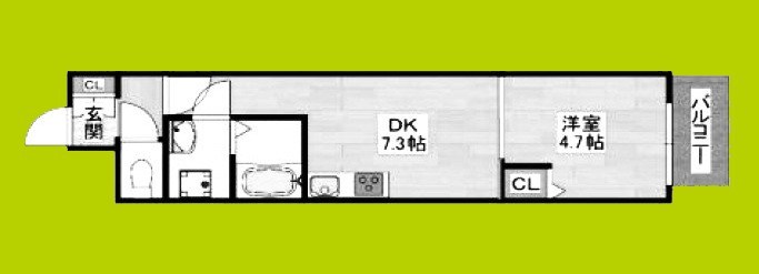 仮)東羽衣3丁目アパート 間取り