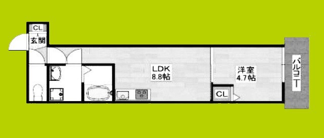 仮)東羽衣3丁目アパート 間取り