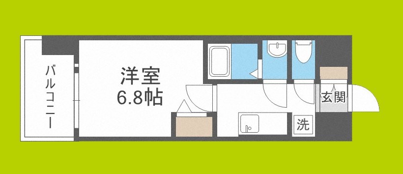 アドバンス大阪ヴェンティ 間取り