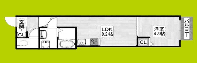 仮)東羽衣3丁目アパート 間取り