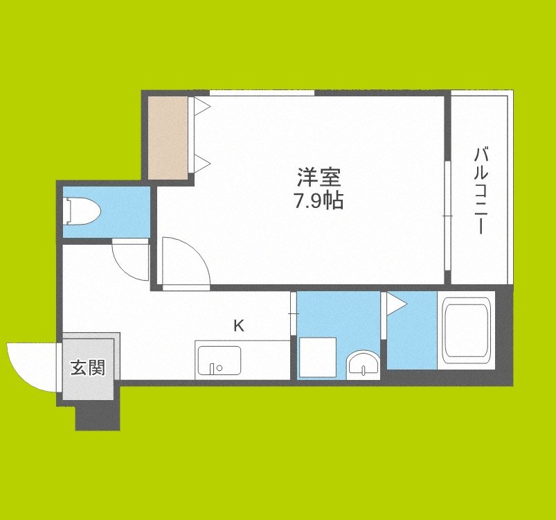フジパレス住吉公園 間取り