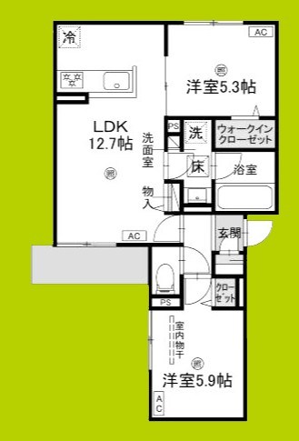 D-residence宇保町 間取り