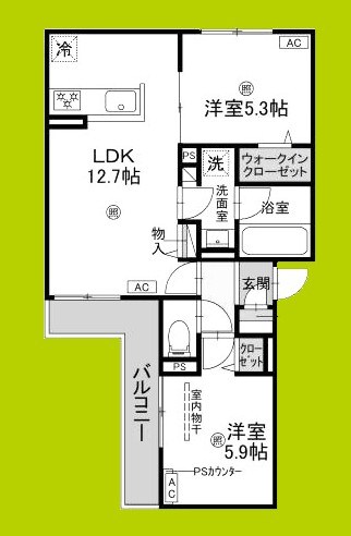 D-residence宇保町 間取り
