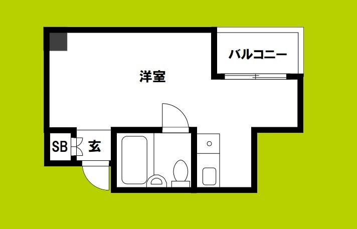 ハイツ南の風 間取り