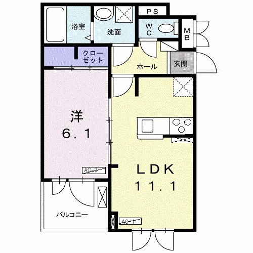 パルテール八尾 間取り