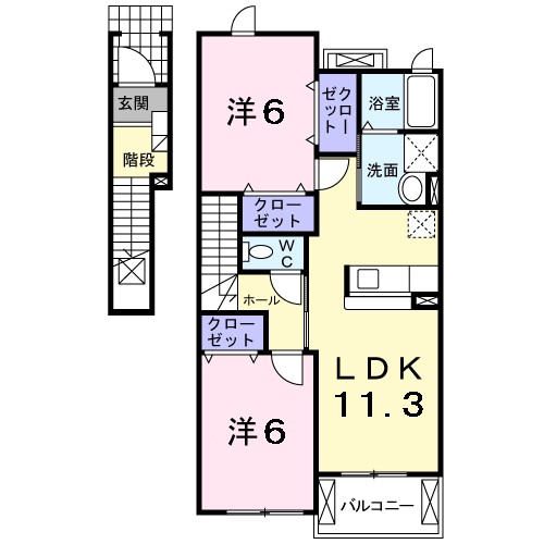 ＧＡＲＤＥＮ　泉 間取り