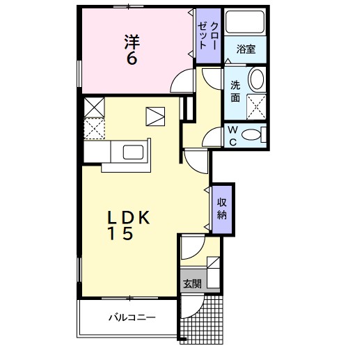 ＲＩＶＥＲＳＩＤＥ　ＣＯＵＲＴ 間取り