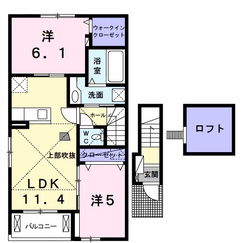 ラ・フェリーチェ　Ⅰ 間取り