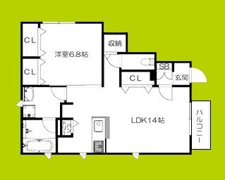 トレイル上福島 間取り