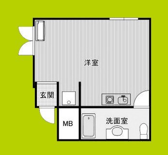 CINQ APARTMENT 間取り