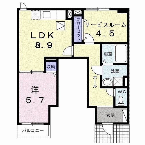 ラ・フル－ル 間取り