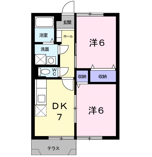 スカイハイツ 間取り