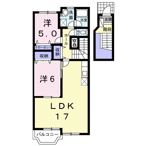 シャン・ド・フル－ルⅠ番館 間取り