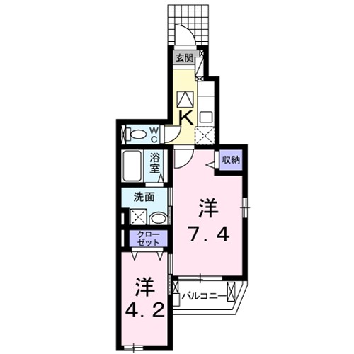 パーチェ　ブレッザ 間取り