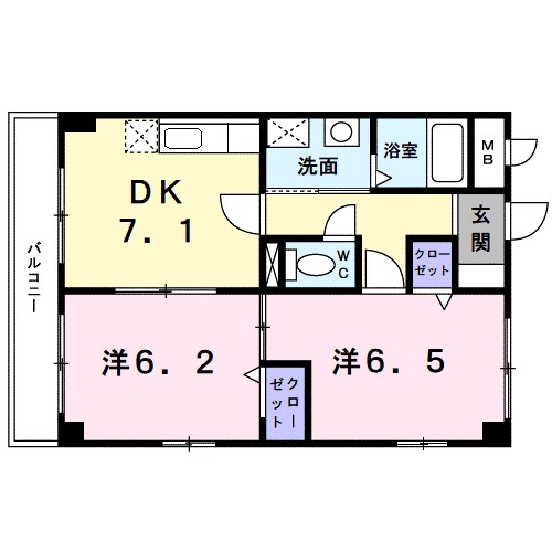 ヴィヴィッド 間取り