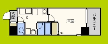 サウスヒルズ難波Ⅲ番館 間取り