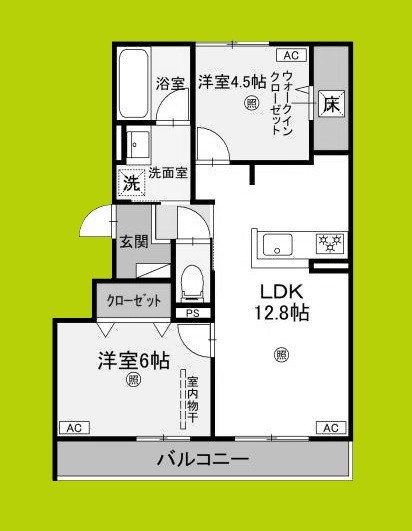 D-residence荘園A 間取り