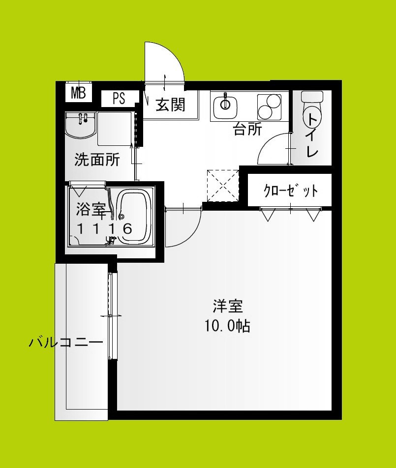 フジパレス鳳中町Ⅴ番館 間取り